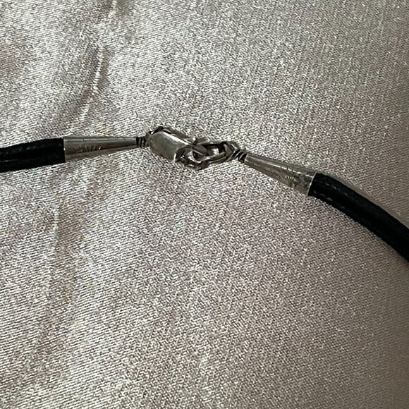 Southwestern Turquoise Opal Spiny Oyster Necklace Pierced Earrings Sterl… - Picture 6 of 7